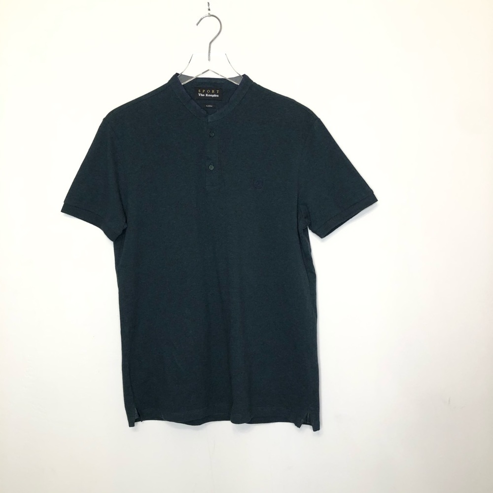 The Kooples Sport Collarless Polo Shirt Fitted